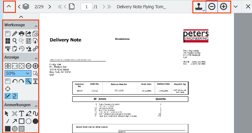 DocuWare Viewer tools